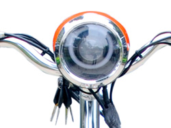 Đèn pha Xe đạp điện Dkbike 18A Plus với bóng led siêu sáng