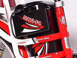 Bình ắc quy Xe đạp điện Draca Navi F1 22inh giúp cung cấp năng lượng