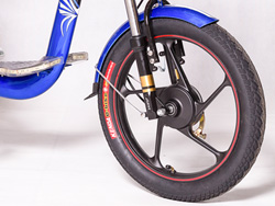 bánh trước Xe đạp điện Draca Navi F4 18inh với vành đúc hợp kim
