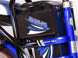 Bình ắc quy Xe đạp điện Draca Navi F4 18inh cung cấp năng lượng