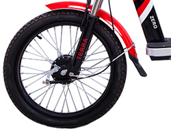 Bánh trước Xe đạp điện Zero Terra Motors vành tăm với vành tăm cải tiến