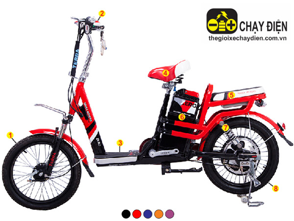 Xe đạp điện Zero Terra Motors vành tăm chính hãng