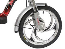 bánh trước Xe đạp điện Bmx 18 inch với vành dúc 18inch