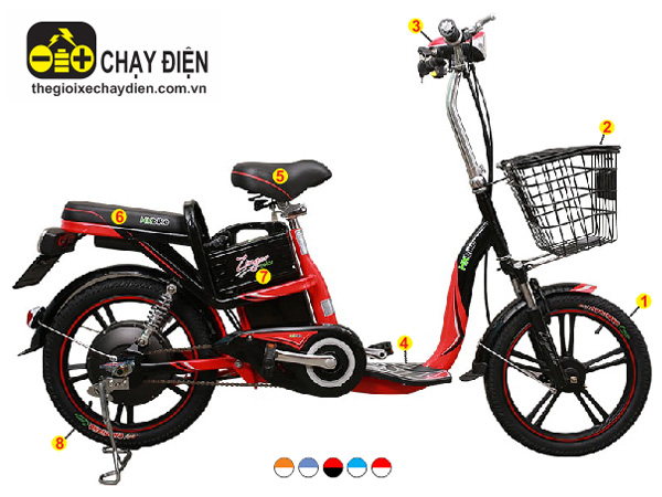 Xe đạp điện Hkbike Zinger Color