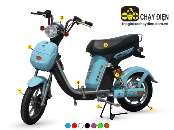 Xe đạp điện Nijia Terra Motors 48V - 20A