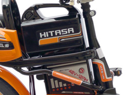 Bình ắc quy Xe đạp điện Hitasa IM18 cung cấp năng lượng cho toàn bộ xe
