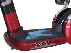 Để chân Xe đạp điện Kingda NJ9 có khoảng cách phù hợp