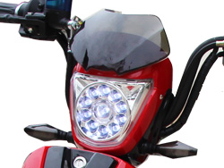 Đèn pha Xe đạp điện Dkbike Samurai 2 với khả năng chiếu sáng cao