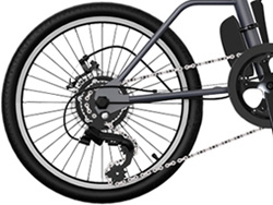 Động cơ Xe đạp điện Gedesheng C001 với công suất 250W