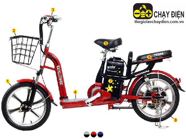 Xe đạp điện Terra Motors Pride Plus