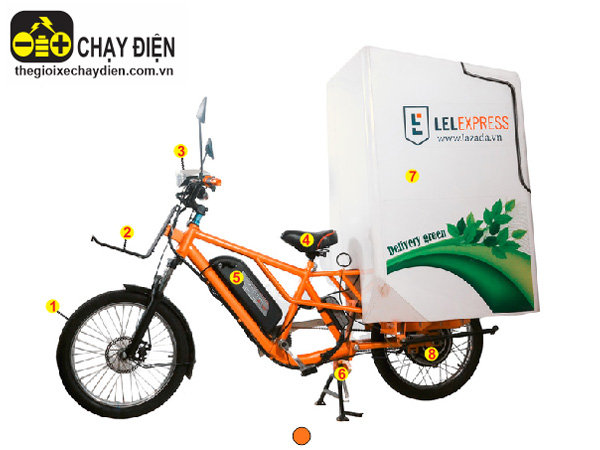 Xe đạp điện chở hàng LEL V2