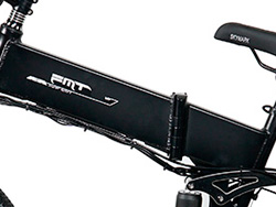 Thân xe Xe đạp điện gấp thể thao FMT được làm từ hợp kim nhôm