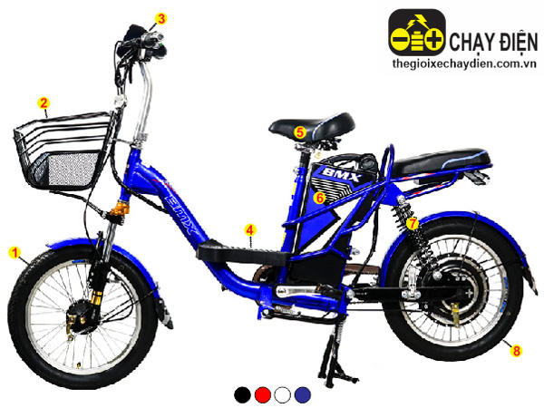 Xe đạp điện Azi Bike CBR 18inh bánh tăm