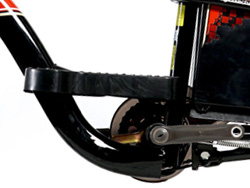 Để chân Xe đạp điện Vnbike V1 22inh với khoảng cách phù hợp
