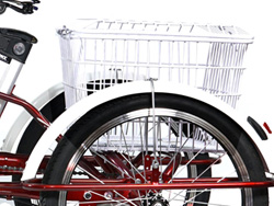 Giỏ chở hàng Xe đạp điện 3 bánh trợ lực với thiết kế rộng rãi