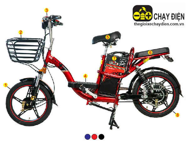 Xe đạp điện Vnbike V1 18inch Plus