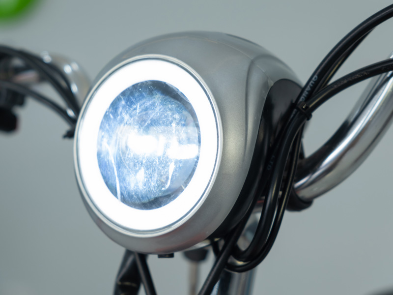 Đèn pha Xe đạp điện JVC eco Q7 New với khả năng chiếu sáng hoàn hảo