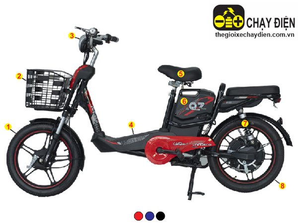 Xe đạp điện JVC eco Q7 New