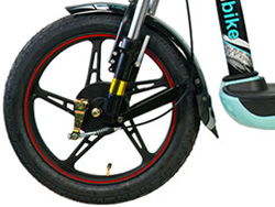 Bánh trước Xe đạp điện Vnbike V3 Plus Limited với vành đúc hợp kim