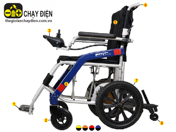 Xe lăn điện có cần điều khiển FMT DY-W-24A