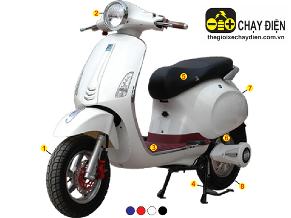 Xe máy điện Vespa Nioshima