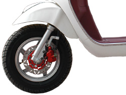 bánh trước Xe máy điện Vespa Nioshima