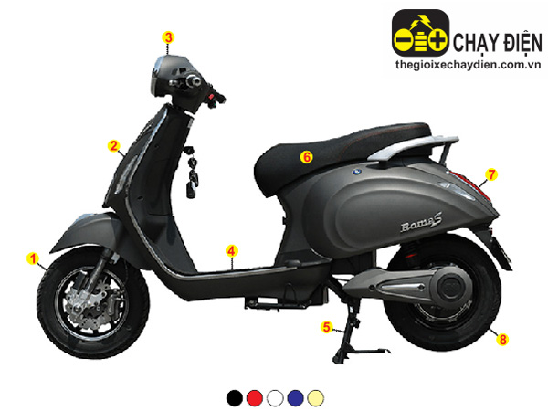 Xe máy điện Dkbike Vespa Roma S