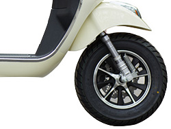Bánh trước xe máy điện CMV Vespa Classic với lốp cao su không ruột