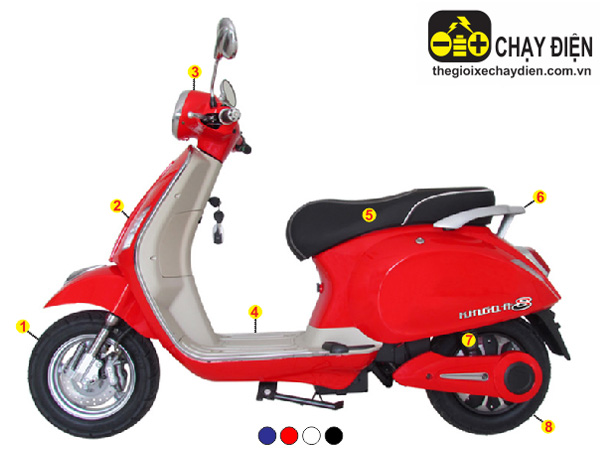 Xe máy điện Vespa Kingda