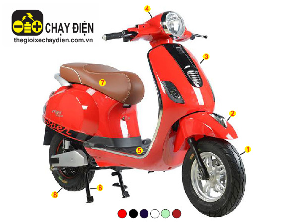 Xe máy điện JVC eco Limited Vespa