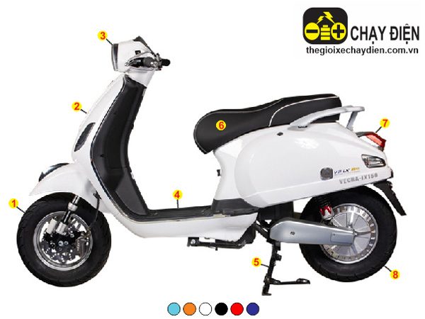 Xe máy điện DTP VESPA LX2