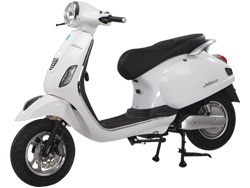 Thiết kế Xe máy điện JVCeco Vespa Pro 150 với kiểu dáng hiện đại