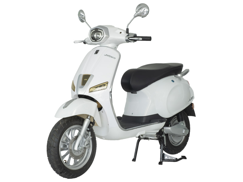 Thiết kế Xe máy điện JVC Vespa Platinum với kiểu dáng hiện đại