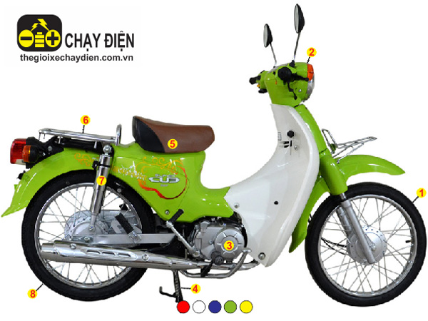 Xe máy Cub 81 Dealim Hàn Quốc