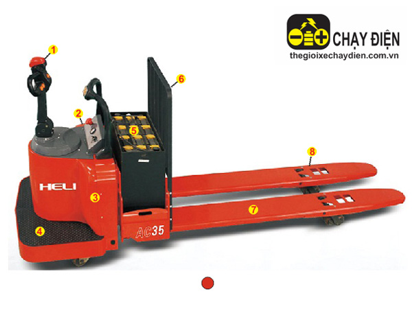 Xe nâng tay điện Heli CBD3.5 3,5 tấn